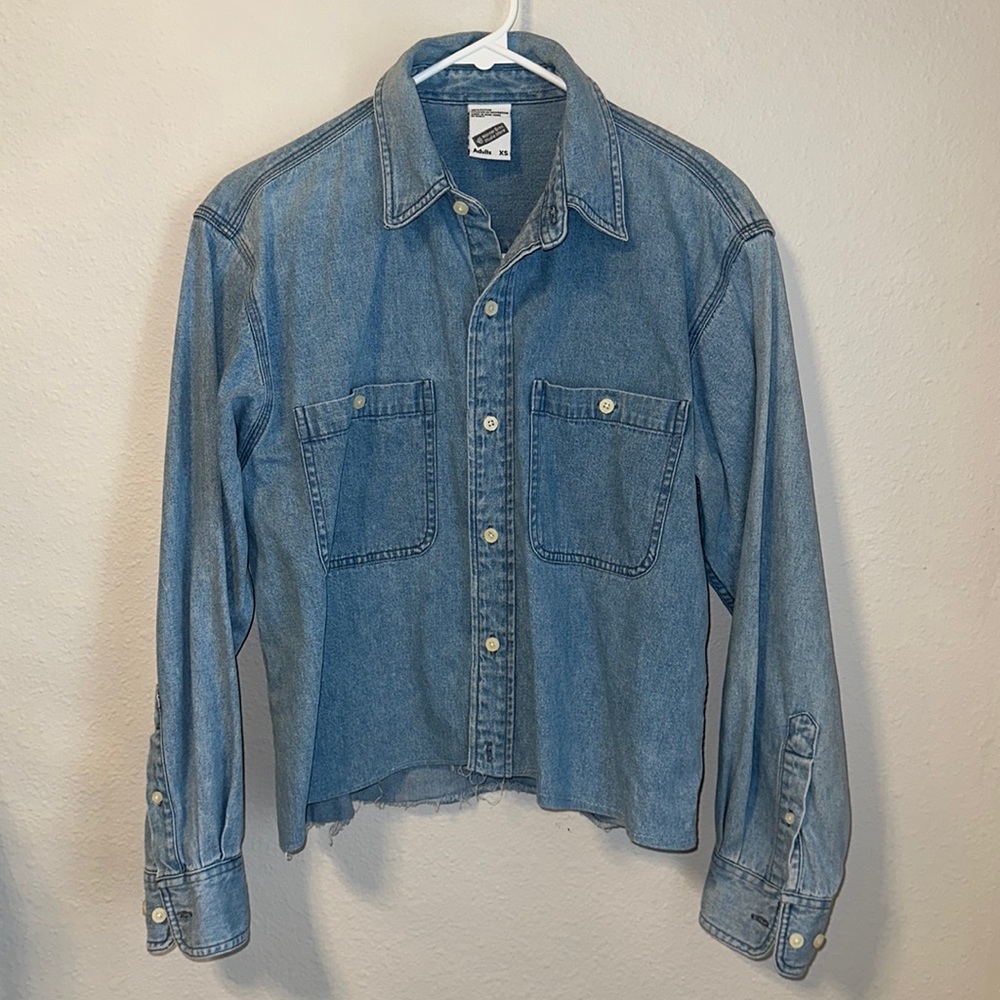 looney tunes denim top
